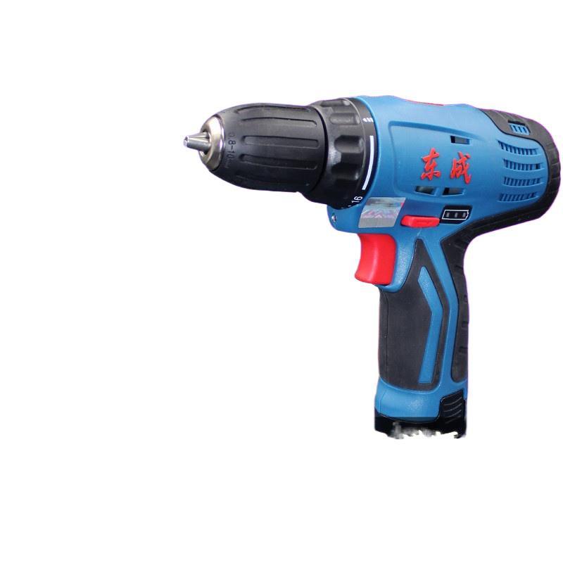 공장 직접 리튬 배터리 다기능 스크루 드라이버 12V 전기 스크루 드라이버 충전식 핸드 드릴 DONGCHENG