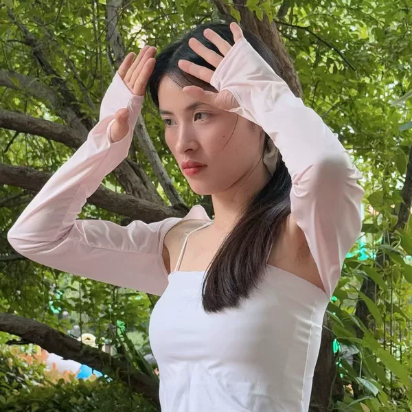 Ice Silk Integrated Sleeve Shawl, Cross-Border Sleeve Cover, Golf Sun Protection Sleeve, Multi-Purpose Sun Protection Sleeve