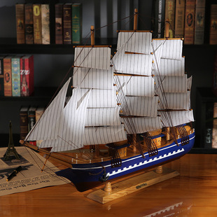 Деревянная модель корабля, фигурка, украшение в помещении для спальни для рабочего стола
