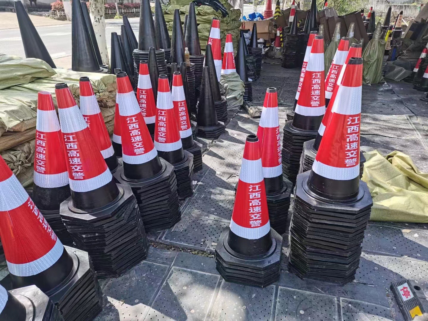 橡胶路锥反光锥禁止停详情图06