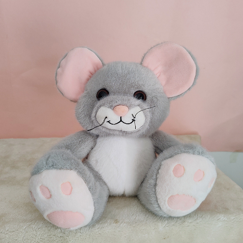 Muñeca de animal de patas grandes original lindo panda koala zorro mapache muñeca de peluche muñeca de confort al por mayor