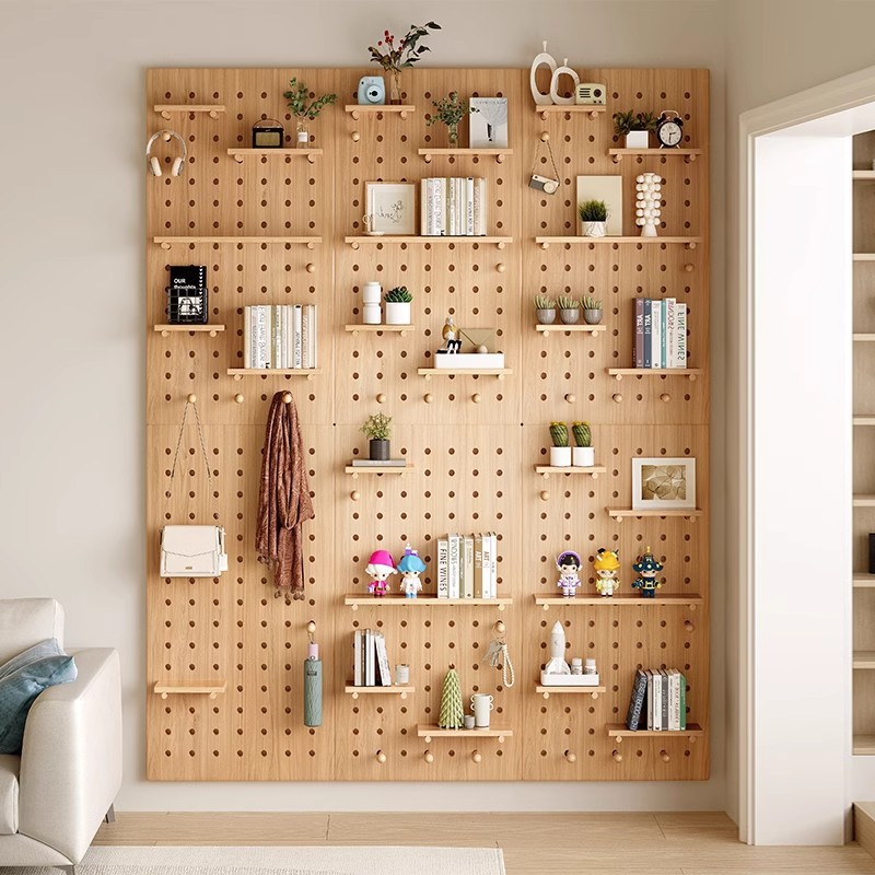 Soporte de flores, tablero de agujero, estante, balcón pequeño, diseño de área de ocio, forma creativa, pared de pared superior de pared roja neta, pared colgante