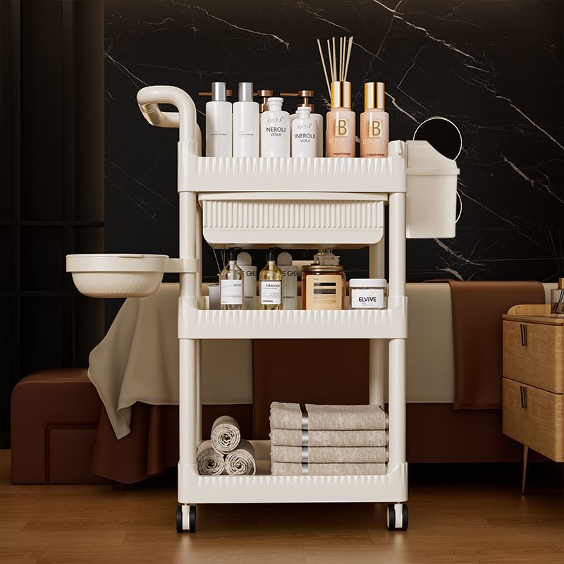 미용실 특수 트롤리 도구 카트 모바일 다층 트롤리 카트 보관 랙 가정용 기기