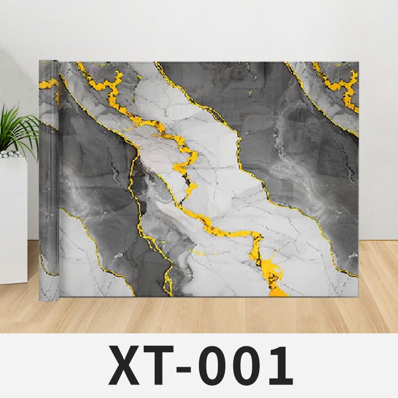 Papel pintado de mármol autoadhesivo a prueba de humedad fondo pegatinas de pared decoración de pared cerámica imitada pegatinas de pared estampadas PET