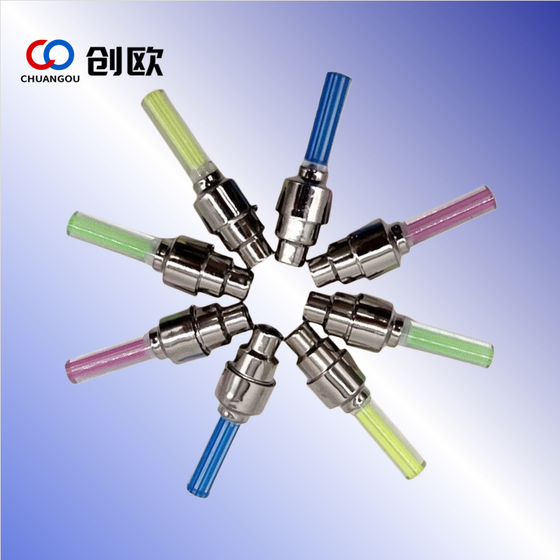 Luz de Válvula para Bicicleta 5121, Luz de Núcleo de Válvula, Luz de Válvula de un Solo Color para Bicicleta de Montaña, Luz Fluorescente para Válvula, Equipo de Ciclismo