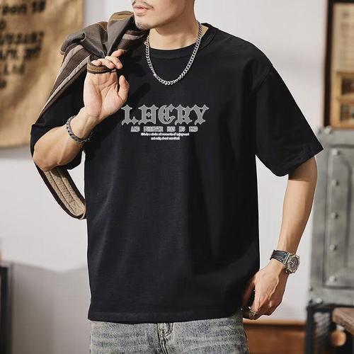 Unisex Oversized Japanese Minimalist Short-Sleeve T-Shirt Summer Loose Streetwear Top Korean Style Trendy