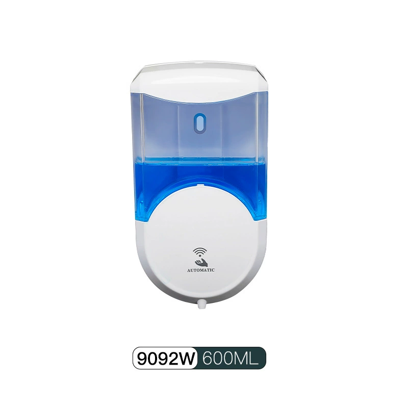 Shendeou Auto-Induction Soap Dispenser, 600ml Transparent Liquid Type, Plastic, Sensor