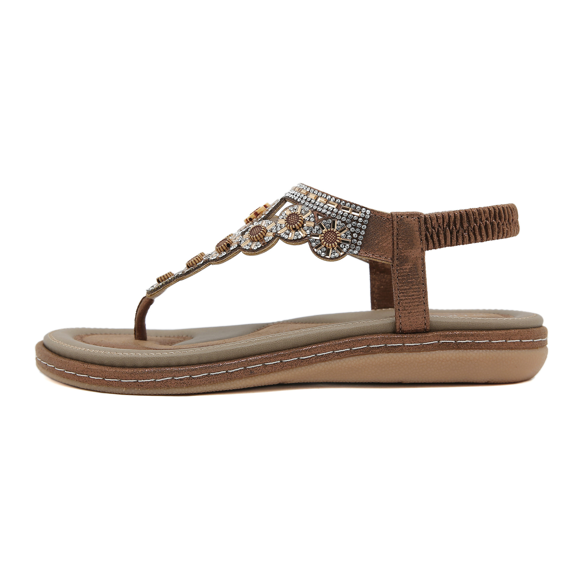 F8375 490K GIÀY DÉP SANDAL NỮ HUITDTU GẮN ĐÁ PHONG CÁCH ÂU MỸ GIÀY DÉP NỮ G01 SẢN PHẨM MỚI