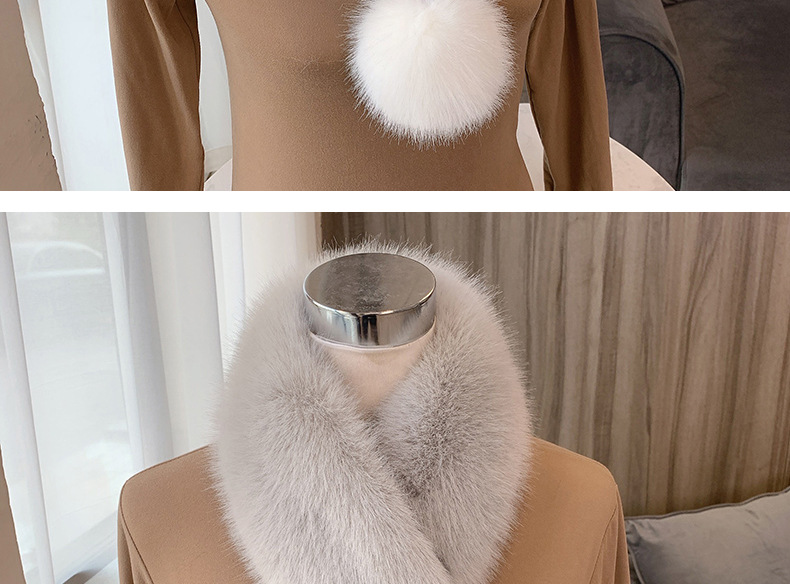 100g Weight Scarf Classification Women's Casual Simple Style Solid Color Artificial Wool Scarf