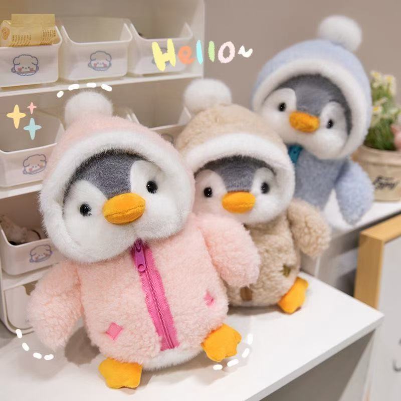 Cross-Border Penguin Doll, Sea Animal Costume Penguin Plush Toy, Comfort Gift Stuffed Doll