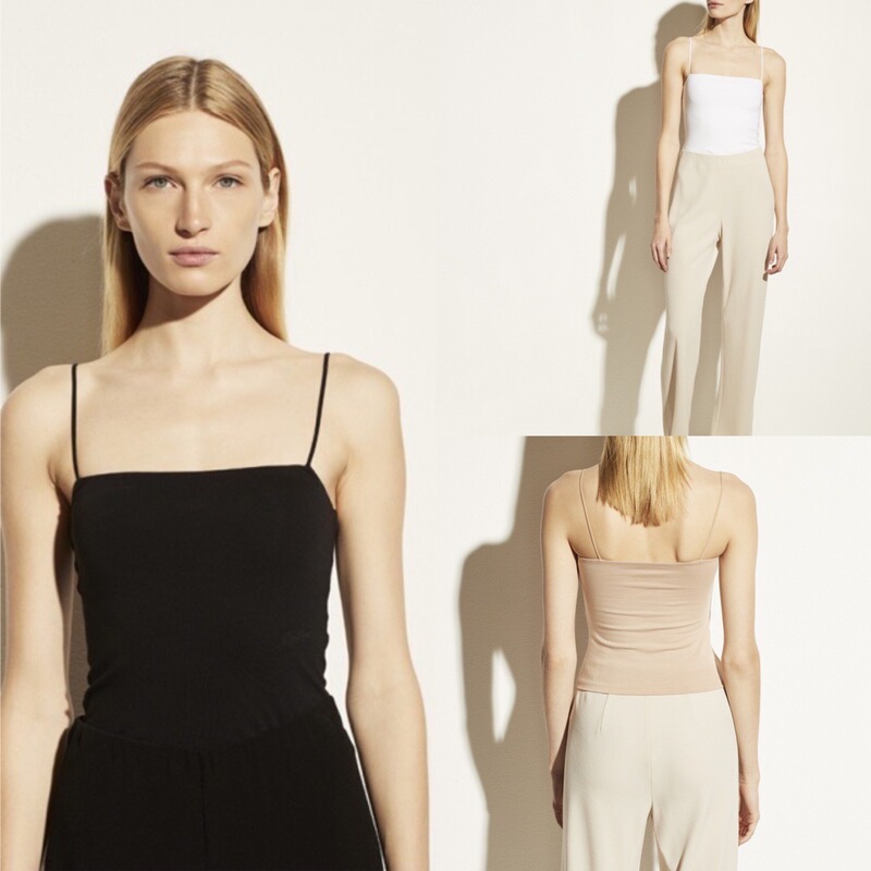 21 European and American Style V-Neck Fashion Close-Fitting Stretchy Cotton Camisole Tank Top