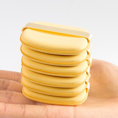 Butter cookies ultra-soft, fit, dry and wet two-use concealer cushion puff, simple double-sided can be used