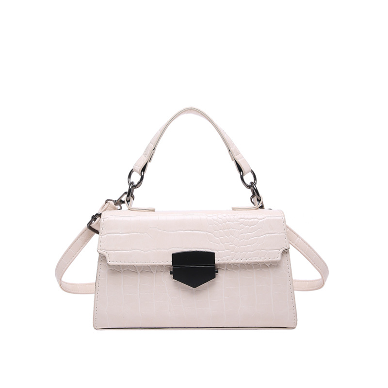 2024 invierno nuevo estilo de moda europea y americana retro bolso de mujer temperamento de cocodrilo estilo coreano personalidad bolso de hombro pequeño