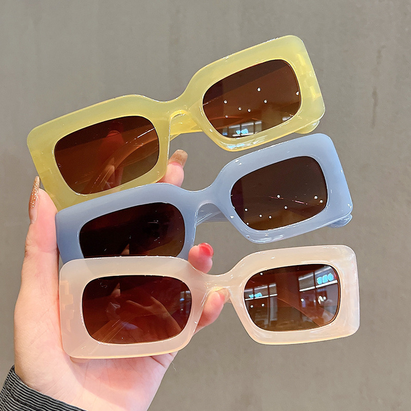retro square trend sunglasses