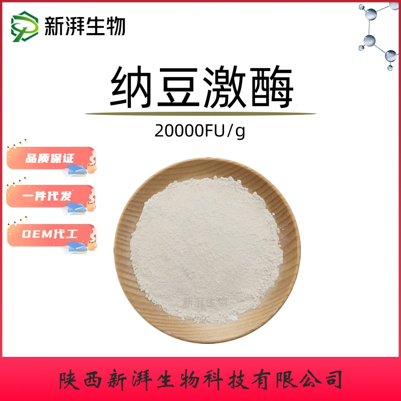 纳豆激酶 纳豆激酶粉 20000FU/G 天然纳豆提取 新湃生物量大从优