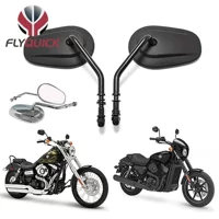 Flyquick ретро-зеркало заднего вида для Harley, оригинальное модифицированное зеркало для 883 glide, бестселлер
