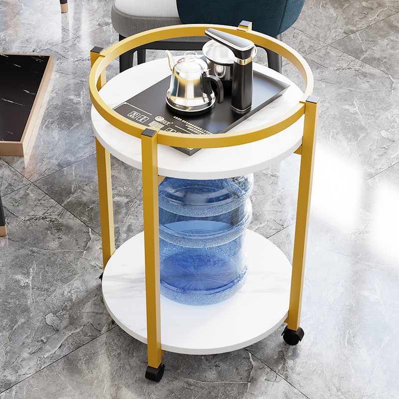 移动茶水柜小茶桌边柜泡茶台烧水壶一体办公室沙发边几茶具置物架