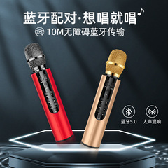 外国貿易の新型m 6マイク無線bluetoothスピーカーのダブルスピーカーのマイクの音響一体マイクのマイクのサウンドカード