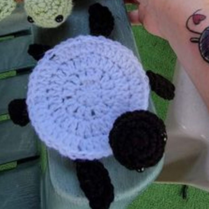 Posavasos de Ganchillo Hechos a Mano de Estilo Nuevo Transfronterizo, Lindos Posavasos de Tortuga, Producto Terminado, Aislante de Calor para Escritorio, Mantel Individual para Tazas