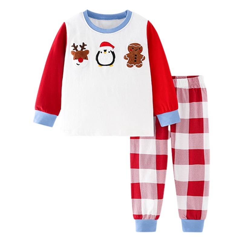 Malwee niños de dos piezas de ropa de otoño nuevo europeo y americano de los niños casual rayas pantalones a cuadros traje de los muchachos