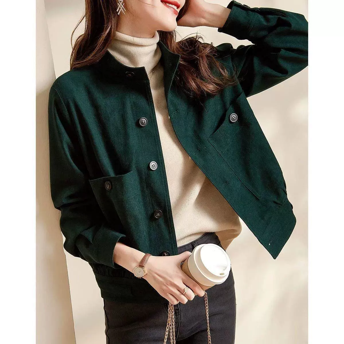 Brand jacket, set for leisure
