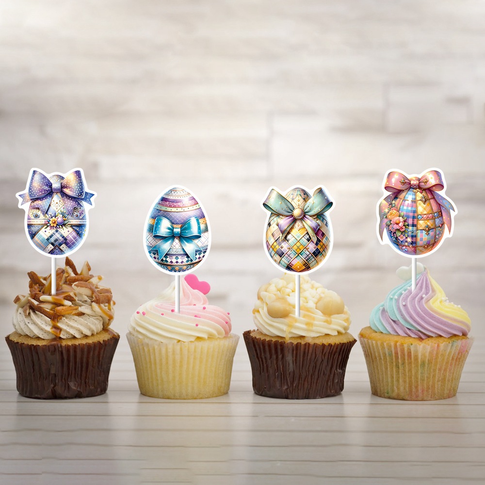 Nuevos productos europeos y estadounidenses huevo de Pascua conejo carnaval arco huevo de cumpleaños cupcake tarjetas