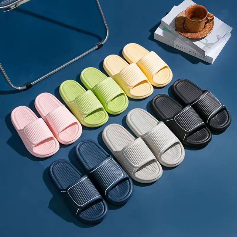 2024 new arrival home slippers for men and women hotel bathroom beach non-slip ultra light deodorant eva couple bath sandals