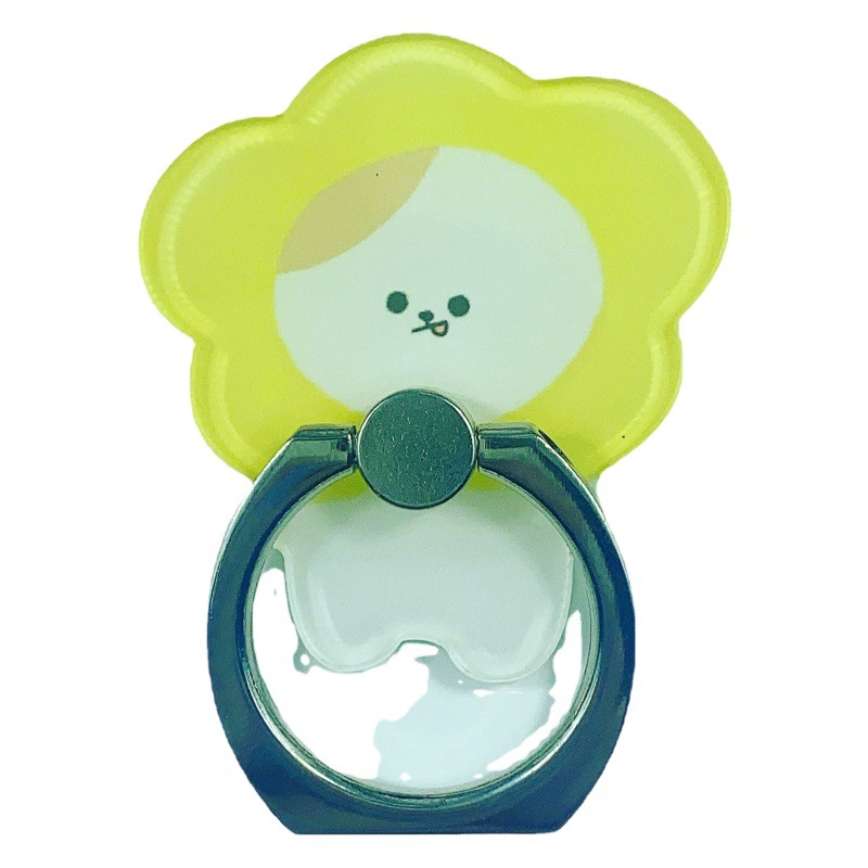 Акрил-кольцо пряжка цельнометаллическое кольцо на 360 градусов, чтобы повернуть милые животные мультфильм подарки на заказ держатель мобильного телефона