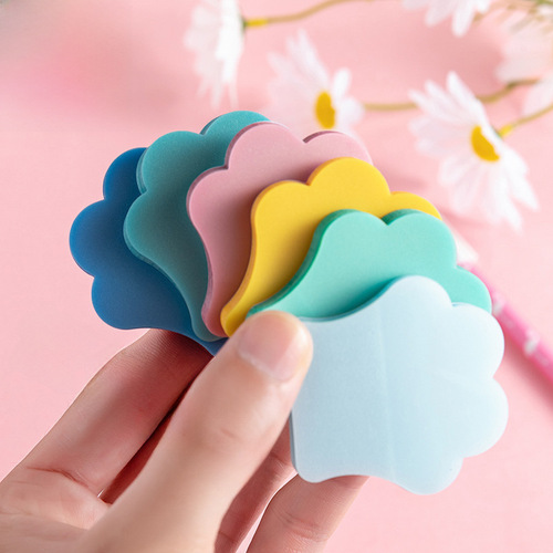 新款 珠光透明便利贴 网红炫彩异形bopp便签 粘性好 源头厂家批发