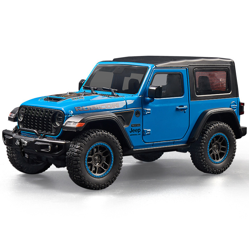 OK modelo de coche de aleación 1:18 Robin Hood Mippon Jeep vehículo todoterreno deslizamiento de luz y sonido coche de juguete decoración de modelo de sonido