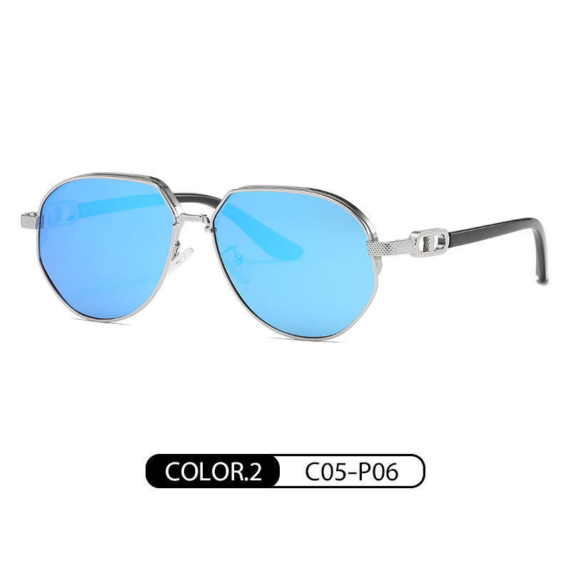 Nuevas gafas de sol polarizadas JS8577 Fashion Travel Street shooting gafas de sol de los hombres pesca protección solar polarizada gafas rana