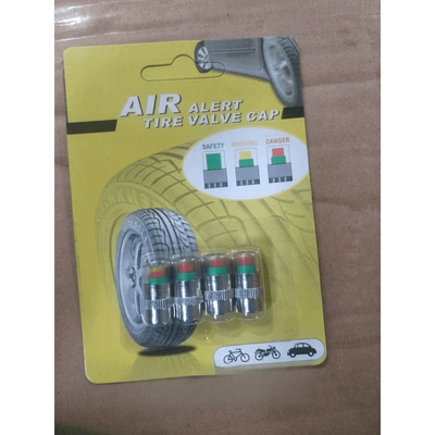 Car safety warning cap, vehicle-mounted tire pressure cap, car tire pressure monitoring cap, 2026 new model multi-functional tool (Tire pressure monitoring system) - tire-pressure-monitoring-caps-4-pieces