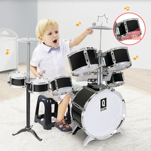 架子鼓儿童初学者玩具乐器爵士鼓男3-6岁宝宝敲打鼓家用