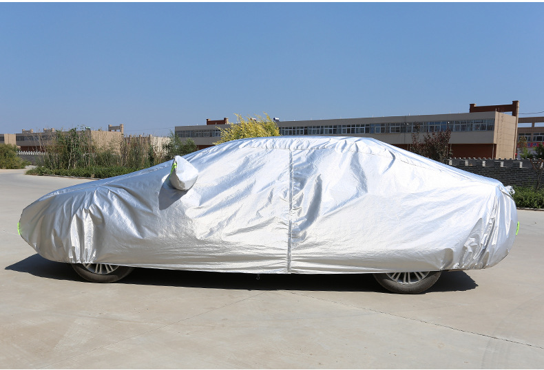 Car Cover Aluminum Film Cotton Thickened Rainproof Dustproof Sunscreen