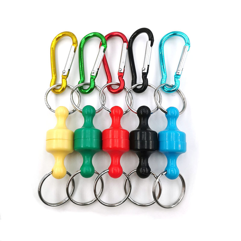 Pesca colgando hebilla magnética multifuncional inalámbrico perdido cuerda fuerte fuerza magnética montañismo al aire libre Luya suministros hebilla telescópica