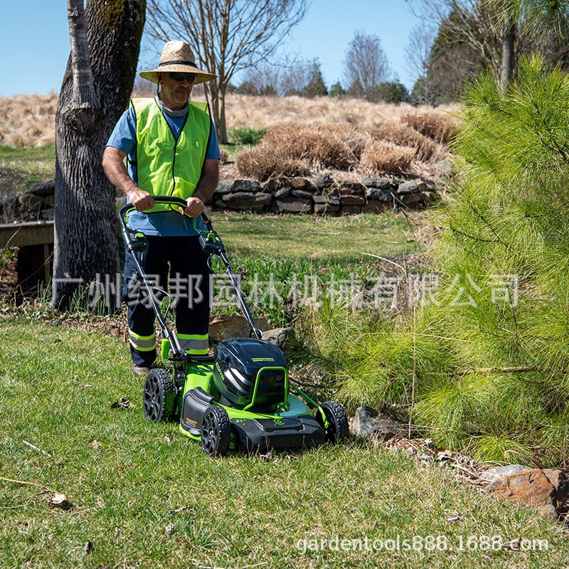 格力博Greenworks82V电动割草机修理机 自走式草坪机修剪机除草机
