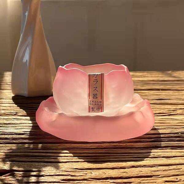 Japanese matte fuchsia measuring cup