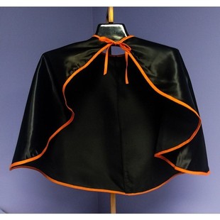 Spring and Autumn Short Hat-free Lace-up Single-layer Halloween Cloak Secondary Animation Cosplay Stage Performance Suit