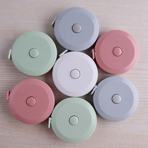 Wholesale bulk plastic small 1.5-meter tape measures, three-dimensional inch flexible rulers, home measuring, tailor's tapes, printed