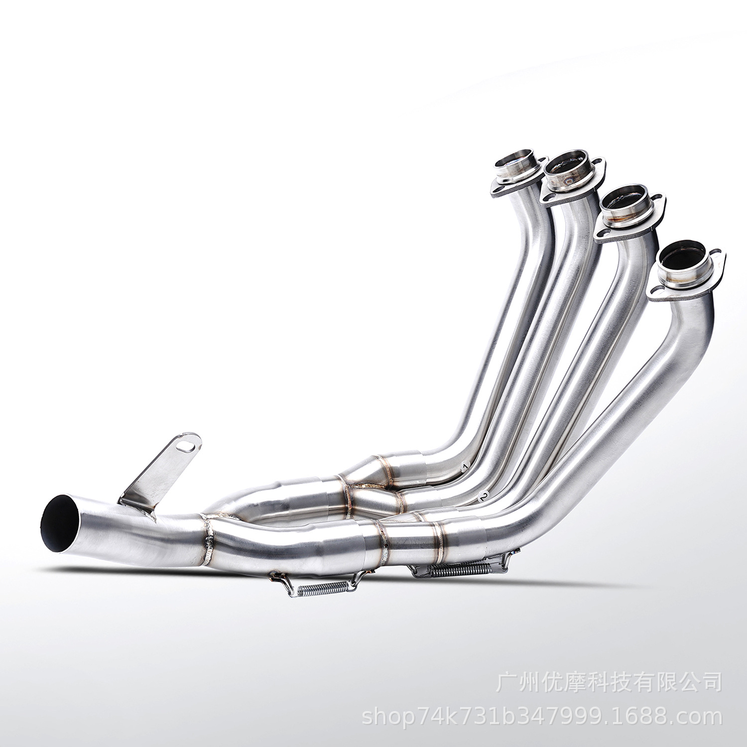 Motorcycle Exhaust Pipe Front Section Modified Yzf R6 Stainless Steel Front Section Exhaust Non-Destructive Upper Yamaha R606-16