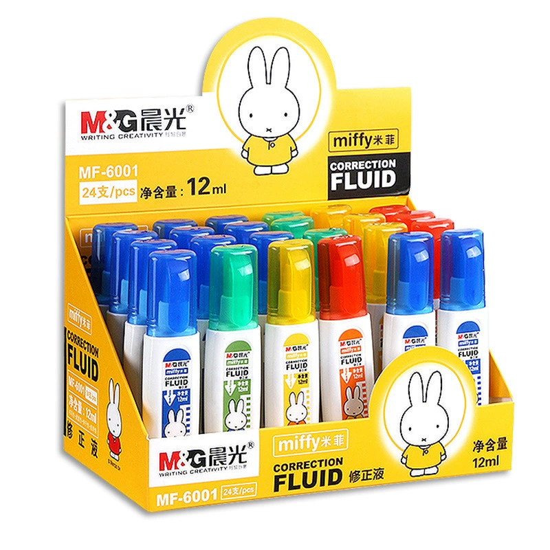Утреннее светлое коррекционное средство Miffy, белая коррекционная жидкость MF6001, милый кролик, студент, офис, большая емкость