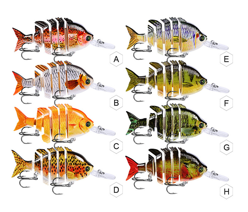 多节鱼仿生路亚饵