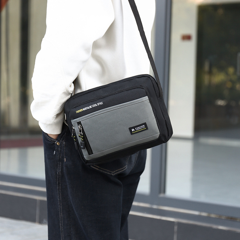 Hombres de gran capacidad mochila de tela Oxford multifuncional bolsa de tendencia al aire libre de trabajo viaje ocio mochila