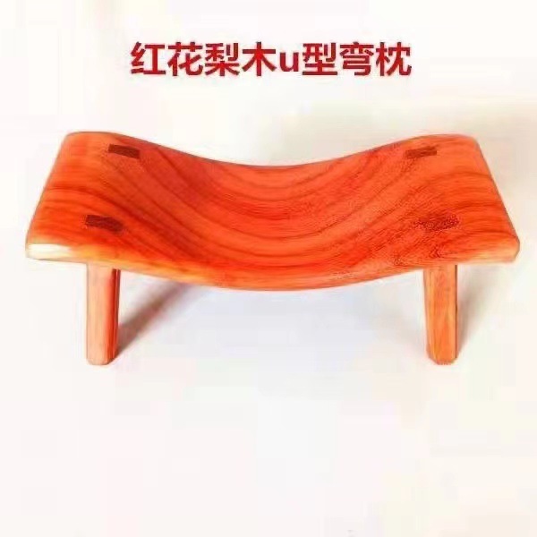 鶏羽木ルーバン枕 折りたたみ木枕 硬い枕 首枕 頸椎保護 木製枕 牽引丸枕 手作り高級品|undefined