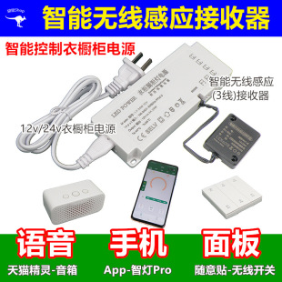 Smart Wireless Sensor Switch 12V24V Tmall Genie Smart Light Pro App Voice Bluetooth Panel Remote Control
