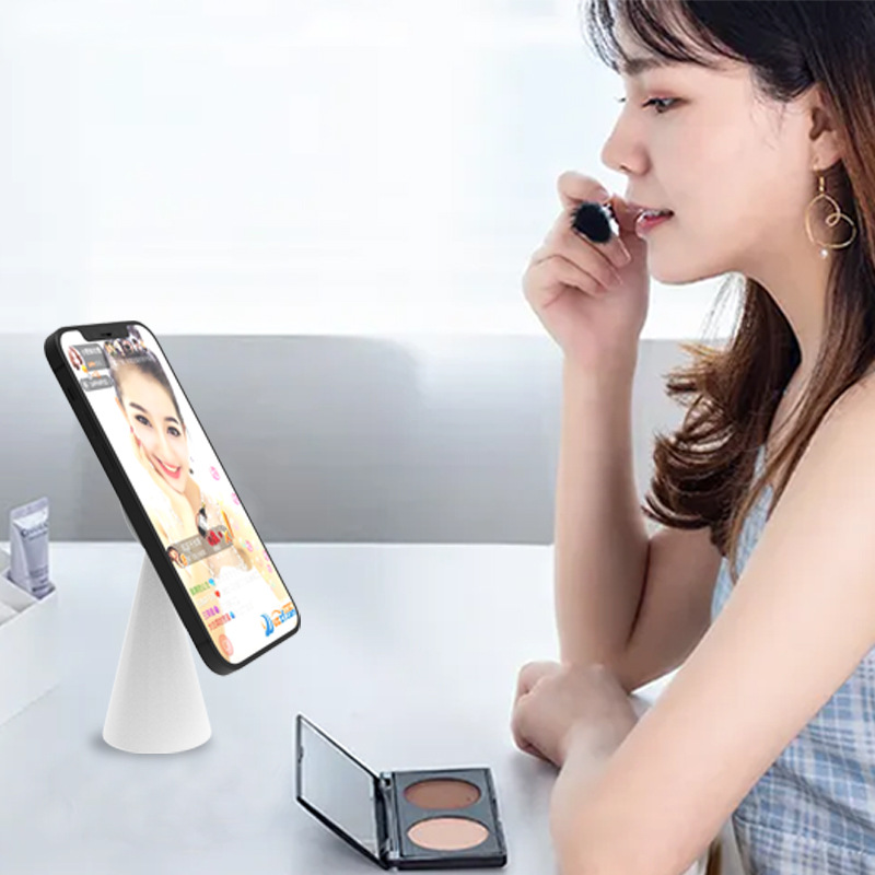 手机无线充电支架桌面懒人支架便携多功能通用型看电视支架批发