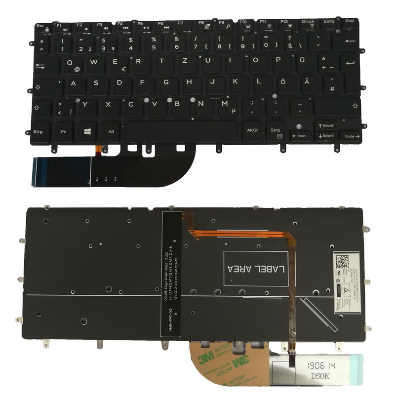 GR for Dell XPS 13 9343 13 9350 13 9360b laptop keyboard backlight