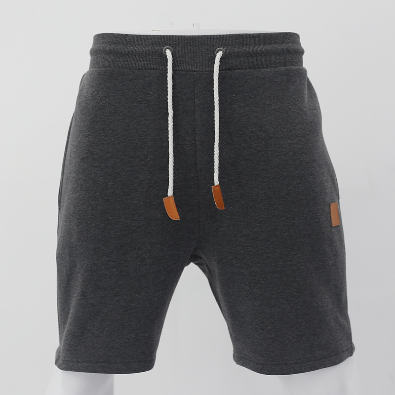 Été nouveau cordon lâche brossé peau amicale européenne décontracté sport hommes shorts tendance_voghion.com