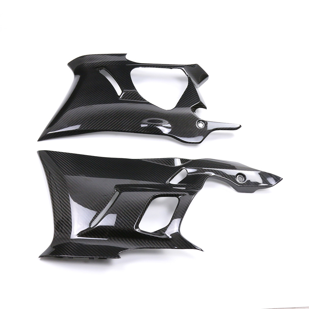Suitable for new YAMAHA YAMAHA R3 lower spoiler carbon fiber shell motorcycle accessories lower large side plate