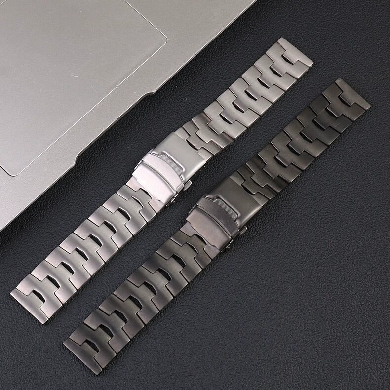 Подходит для ремешка из титанового сплава Apple Watch 7, нового ремешка для Apple, двойная Защитная Пряжка, ремешок 22 мм